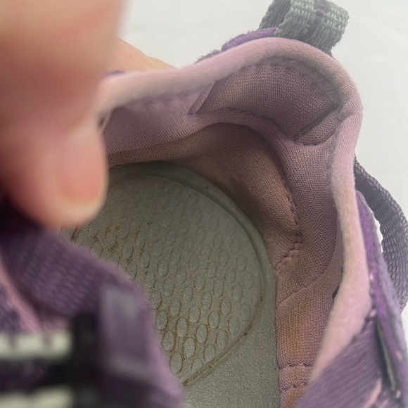 Keen Girls Whisper Sweet Waterproof Sport Sandals Purple Gray Size 2 Beach Hike - Picture 8 of 17